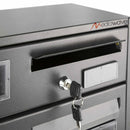 Cassette Postali 42x18x62 cm Artigian 8 Posti con Serratura in Metallo Antracite