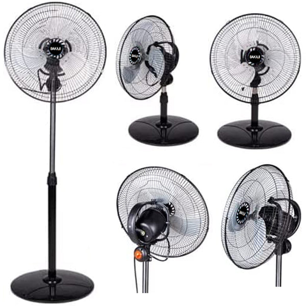 online Ventilatore a Piantana 3in1 Base Tonda Pala 40 cm Oscillante - 60W - 3 Velocità