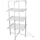 Stendibiancheria Elettrico 73x68x143 cm 300W Bianco