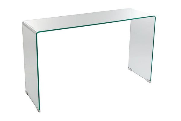 Tavolino Rettangolare in Vetro 120x40x72cm TFT Glass Trasparente prezzo