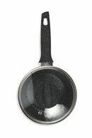 Batteria di Pentole 10 Pezzi in Alluminio Antiaderente Induzione Effetto Pietra Villa du0026