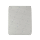 Topper Memory Con Fodera in Poliestere e Bioceramica Bianco Varie Misure