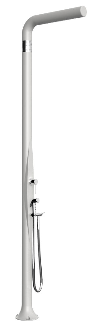 Doccia da Esterno Giardino Miscelatore e Doccetta Mobile Arkema Funny Yang Bianco prezzo