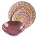 Servizio Piatti 18 Pezzi in Porcellana e Gres Villa d'Este Maharaja