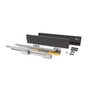 Cassetto Esterno Concept 30 Kg H105 mm P 300 Grigio Antracite Acciaio Emuca