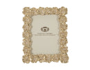 Cornice Flom 20,5x2,2x25,8 cm in Poliresina e Vetro