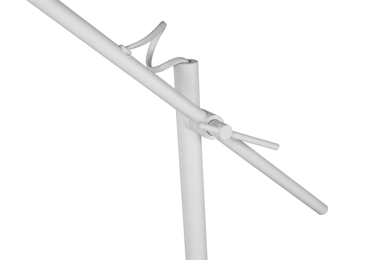 Piantana da Interno a Led in Metallo Bianco Opaco