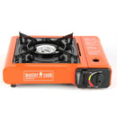 Fornello da Campeggio Portatile a Gas 34x26x8 cm Rosso 