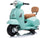 Piaggio Mini Vespa GTS Elettrica 6V per Bambini Verde Smeraldo