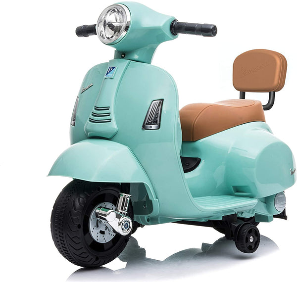 Piaggio Mini Vespa GTS Elettrica 6V per Bambini Verde Smeraldo sconto