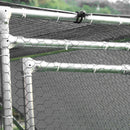 Pollaio Gabbia per Galline da Esterno 280x193,5x195 cm in Metallo