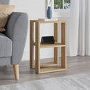 Comodino 1 Ripiano 55x30x34 cm in MDF Lonie Rovere