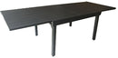 Tavolo Rettangolare da Giardino Allungabile 320x105 in Alluminio Vorghini Montepulciano Grigio