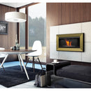 Camino a Bioetanolo da Parete 88x51 cm Flig Las Vegas Oro