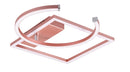 Plafoniera da Interno a LED SMD in Metallo Oro rosa