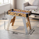 Mini Calcio Balilla Tavolo da Gioco 89x61,5x70 cm 2 Segnapunti Manuali in MDF Viola      
