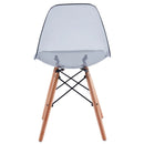 Set 4 Sedie 45,5x53,5x81,2 cm in Polipropilene Betty  Grigio