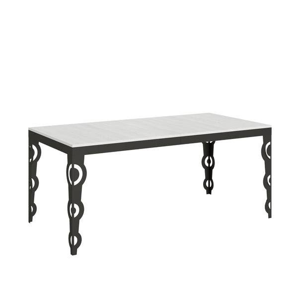 Tavolo Allungabile 180-440x90x77 cm Karamay Evolution Bianco Frassino sconto