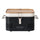Barbecue Portatile a Carbone Carbonella 42,5x34,7x 23 cm in Metallo Cube Grafite