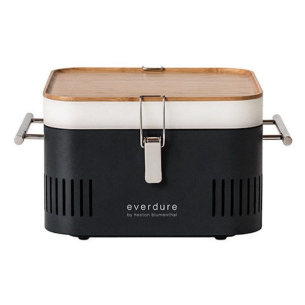 Barbecue Portatile a Carbone Carbonella 42,5x34,7x 23 cm in Metallo Cube Grafite sconto