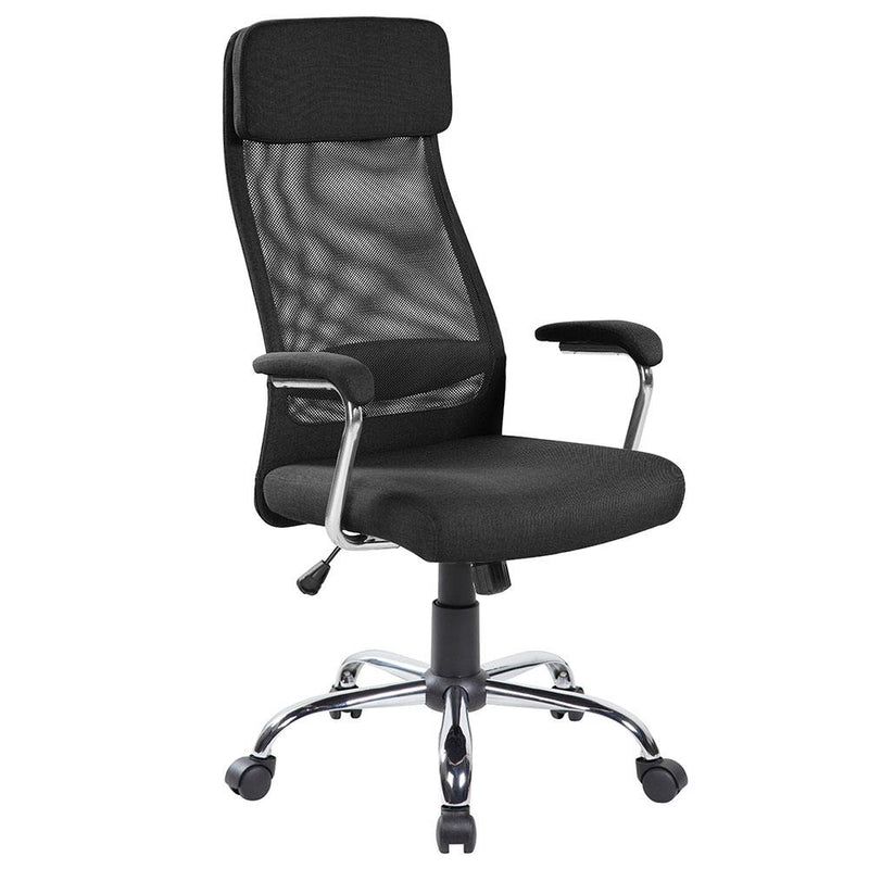 Sedia Poltrona Presidenziale da Ufficio in Rete Tosini Huston Nera