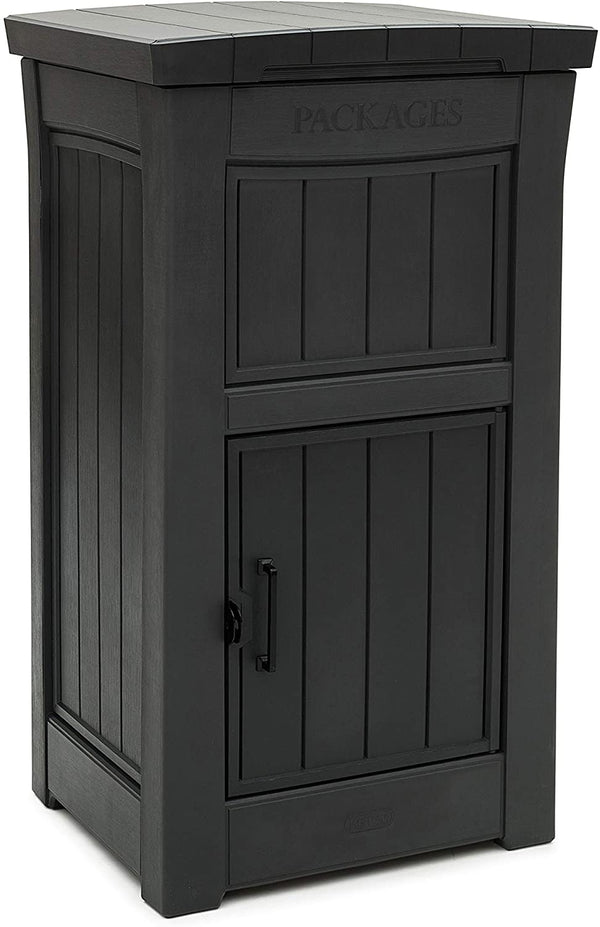 prezzo Mobile Raccolta Pacchi da Esterno 53,6x112x62 cm in Resina Keter Parcel Drop Box Antracite