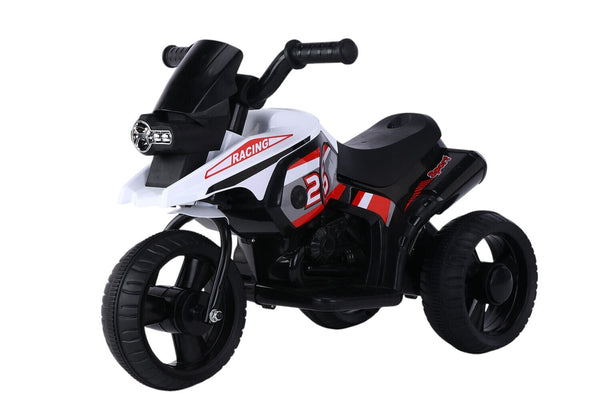 Moto Elettrica per Bambini 6V 3 Ruote con Suoni e Luci Bianco Seconda Scelta acquista