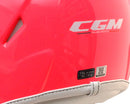 Casco Demi-Jet per Bambini Visiera Lunga CGM Magic Smile 205S Rosa Fluo Varie Misure