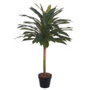 Dracaena Artificiale in Vaso con 63 Foglie Altezza 100 cm
