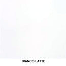 Mobile Lavatoio Vasca Zeus in MineralMarmo Apertura a 2 Ante 77,5x48x84 cm Bianco Latte