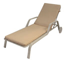 Cuscino per Lettino Prendisole da Giardino 190x57x5 cm in Dralon Allegro Ecru