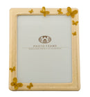 Cornice Glam Butterfly 25x2,5x30 cm in Poliresina e Vetro Oro