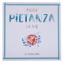 Sottopentola Quadrato 20x20x1 cm in Ceramica VdE Tivoli 1996 Le Travisate Bianco