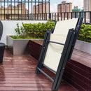 Sedia da Giardino in Tessuto Textilene Ecrù