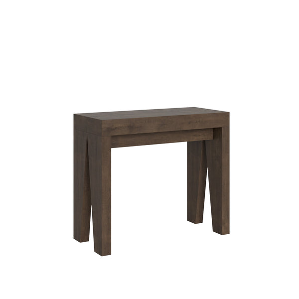 sconto Consolle Allungabile 90-300x42x77 cm in Nobilitato Marrone