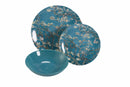 Servizio Piatti 18 Pezzi in New Porcellana e Gres Villa d'Este Home Tivoli Japanese Dream Blue