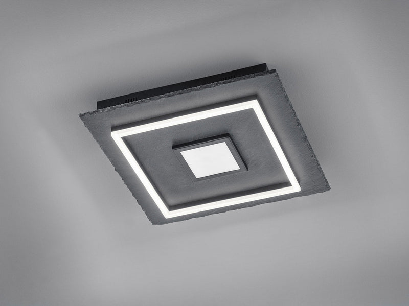 Plafoniera da Interno a LED SMD in Ardesia Nero
