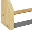 Spalliera Svedese da Palestra 78x27x240 cm 13 Barre in Legno di Faggio