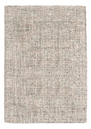Tappeto 160x230 cm Hansi in Tessuto Beige-Grigio-Marr