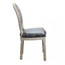 Sedia Constance 48x46x96 h cm in Similpelle Grigio