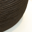 Camino a Bioetanolo Braciere da Pavimento Ø35xh55 cm per Interno ed Esterno Raffaello Terra Marrone