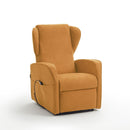 Poltrona Alzapersona Elettrica 2 Motori 73x101x86 cm Adele in Microfibra Dispositivo Medico 1 Mostarda