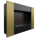 Camino a Bioetanolo da Parete 90,2x65 cm Flig Boston 2 Oro