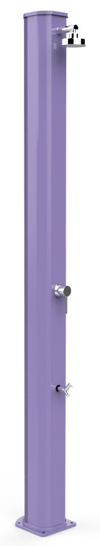 Doccia Solare da Giardino 40L Miscelatore e Lavapiedi Arkema Big Jolly Viola online