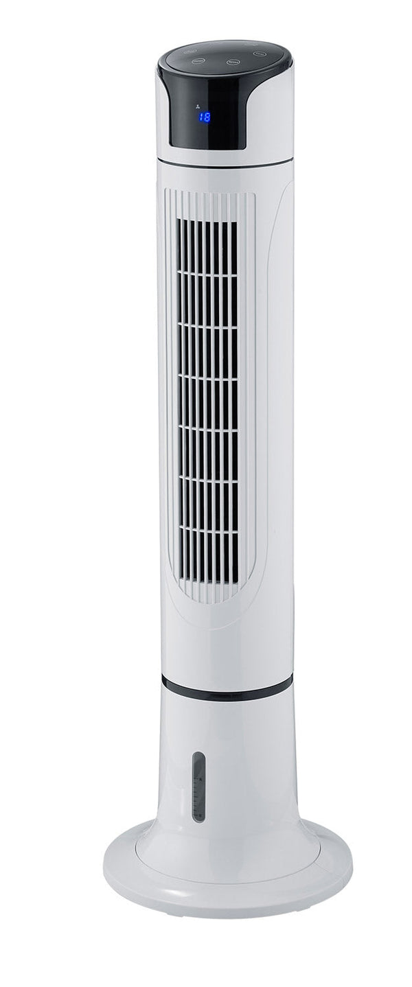 acquista Ventilatore a Colonna Nebulizzante Oscillante H114 cm con Telecomando 3 Velocità Bianco