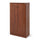 Scarpiera armadio 130x71x38 cm Gabriella noce antico
