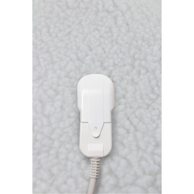 Coperta Termica Elettrica Matrimoniale 120W Kooper Pisola Bianca