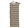 Cuscino Outdoor Imbottito Idrorepellente per Lettino da Esterno 60x180 cm in Poliestere e Policotone Tortora
