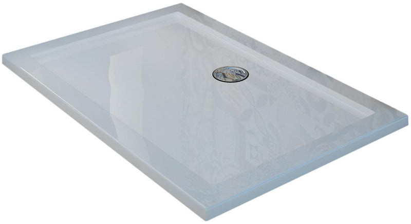 Piatto Doccia in Acrilico Fosterberg Floret 3 Bianco Lucido Varie Misure