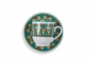 Set 6 Tazzine Caffè in Porcellana con Piattino 90 ml Villa d'Este Home Tivoli Cala Jondal